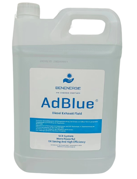 AdBlue®  5 Liter - BenEnergie - Harnstofflösung für Dieselmotoren - ISO 22241